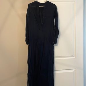 Vince Camuto Long Navy Dress